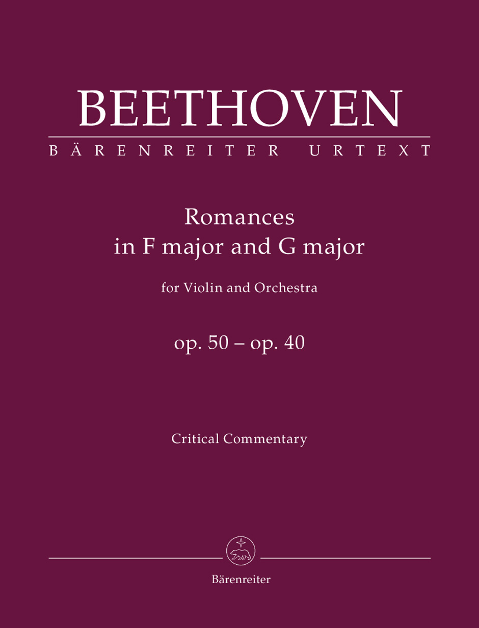 Romance pro housle a orchestr op. 50 a op. 40