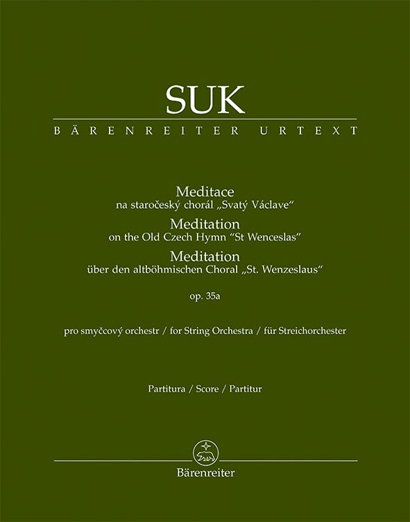 Meditace na staročeský chorál Svatý  Václave op. 35a