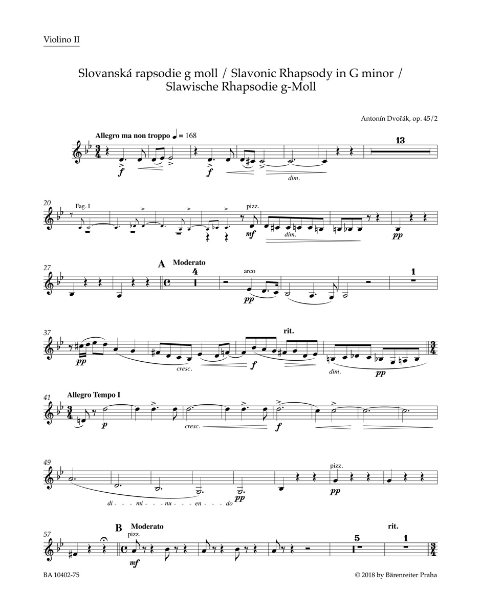 Slovanská rapsodie g moll op. 45/2