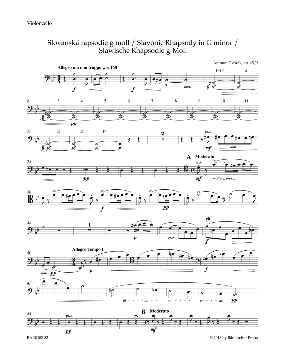 Slovanská rapsodie g moll op. 45/2
