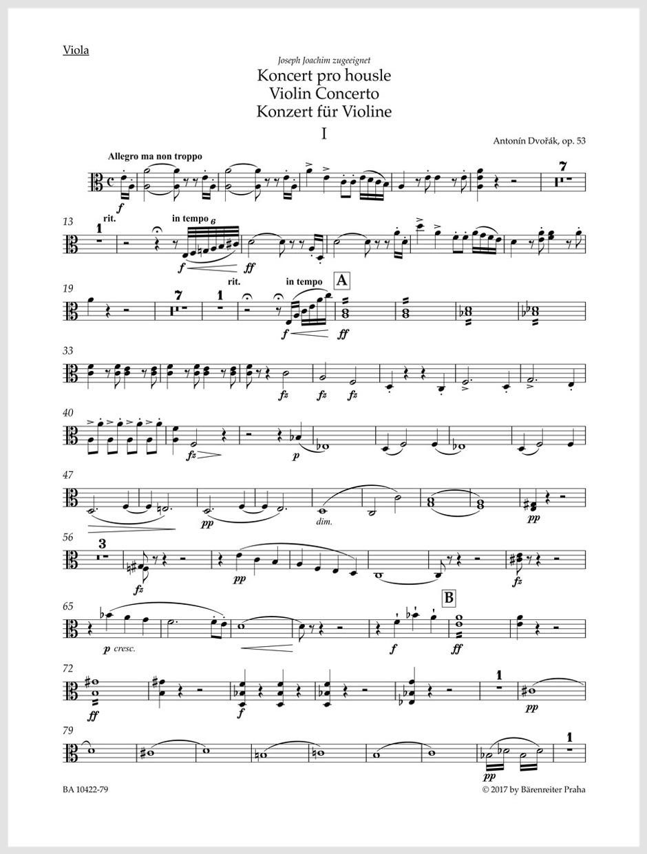 Koncert a moll pro housle a orchestr op. 53