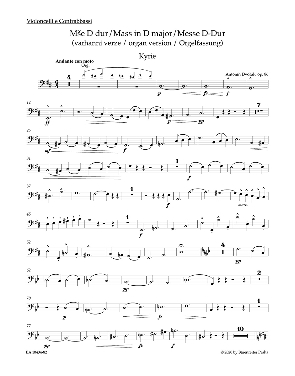 <STRONG>Mše D dur op. 86</STRONG>