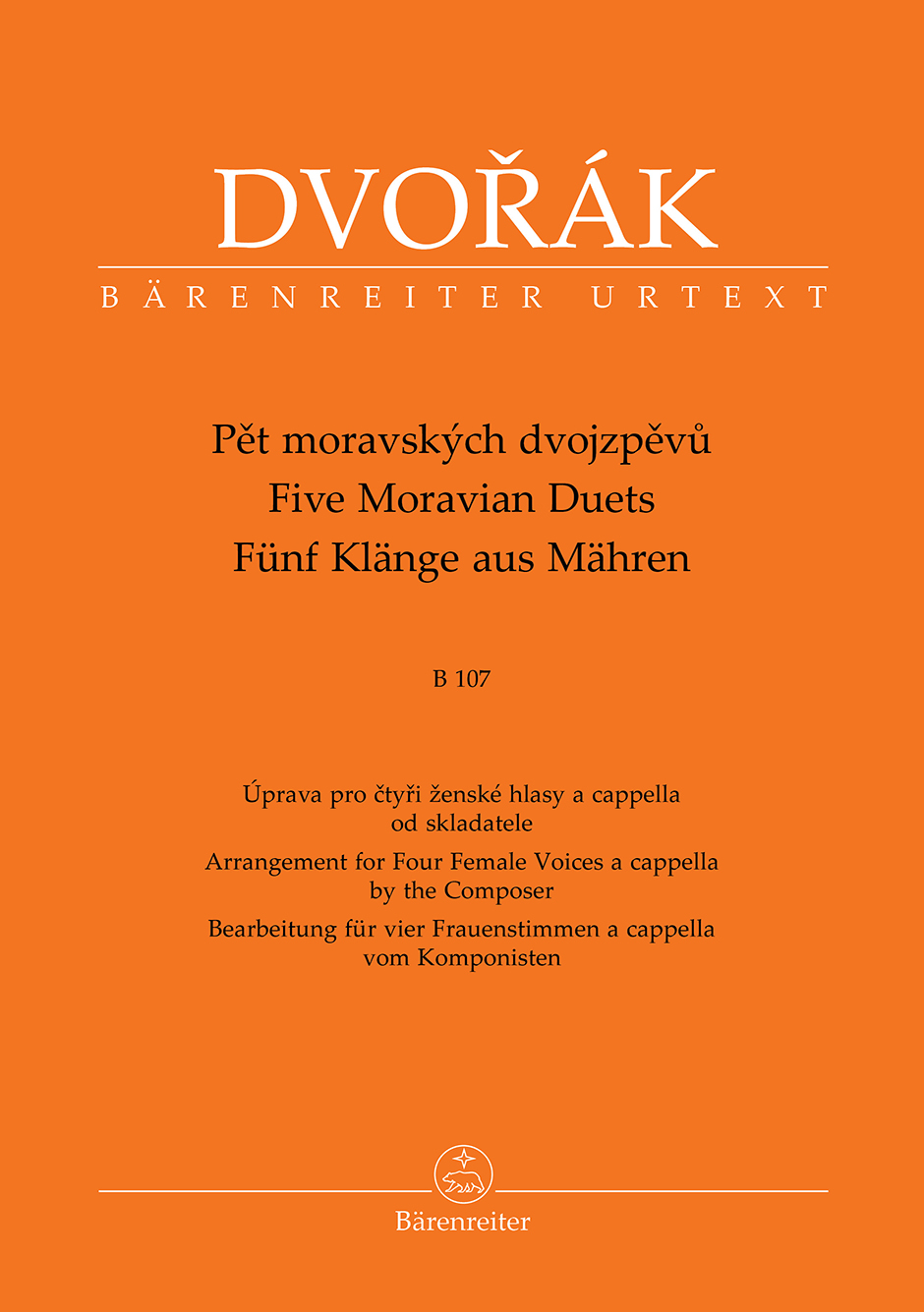 <STRONG>Pět moravských dvojzpěvů</STRONG> B 107
