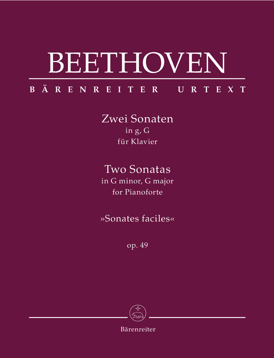 Two Sonatas for Pianoforte G minor, G major op. 49