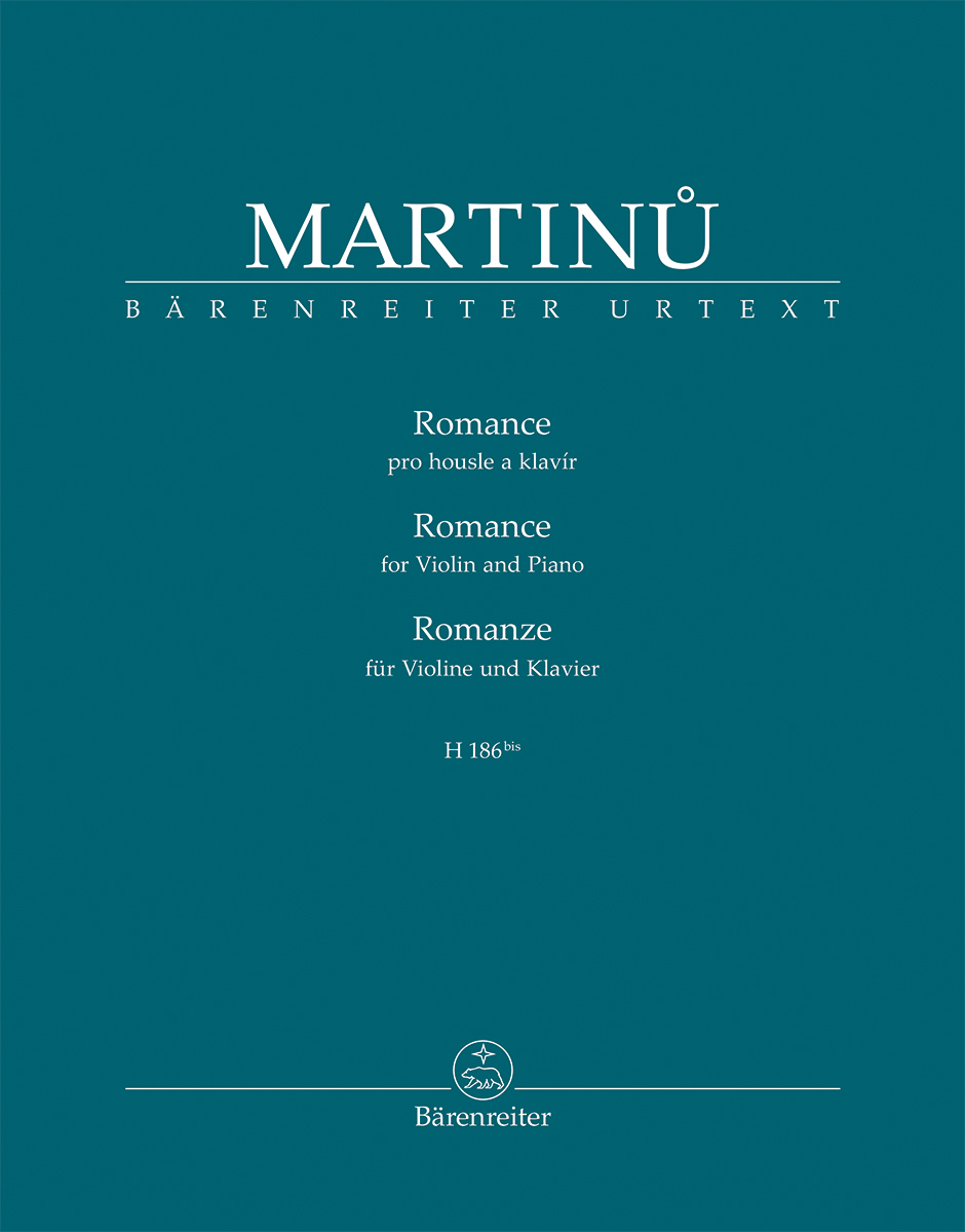 Romance pro housle a klavír H 186<sup>bis</sup>