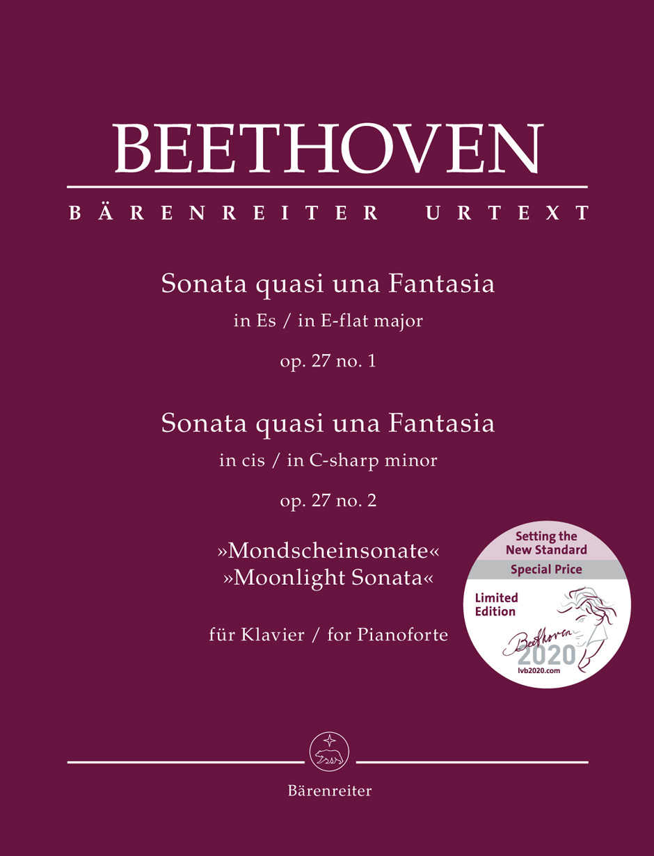 Sonáta E dur op. 27 č. 1, Sonáta cis moll op. 27 č. 2 - limitovaná edice