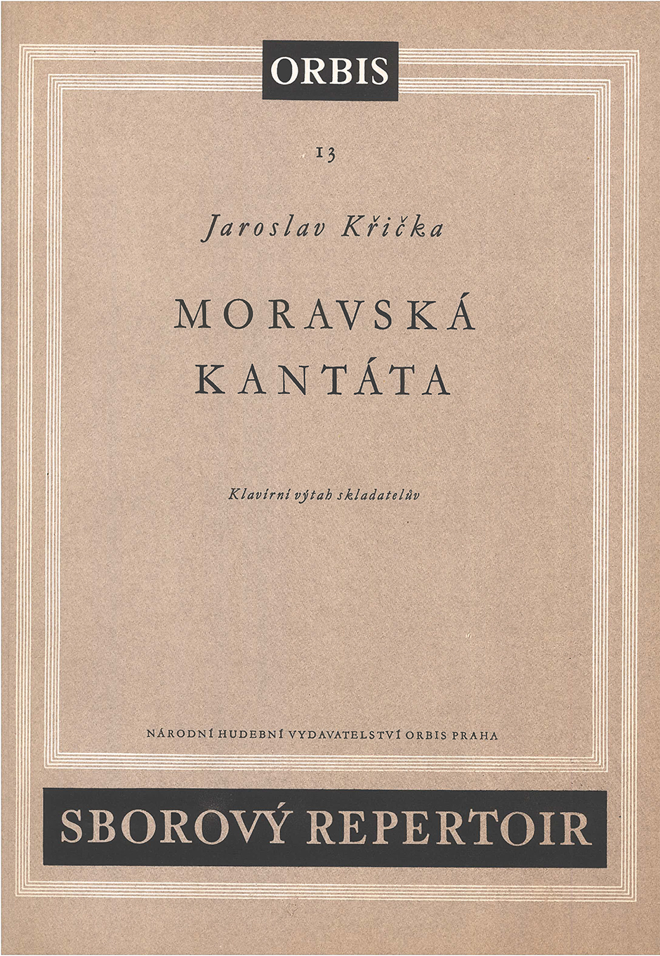 <STRONG>Moravská kantáta op. 65</STRONG>