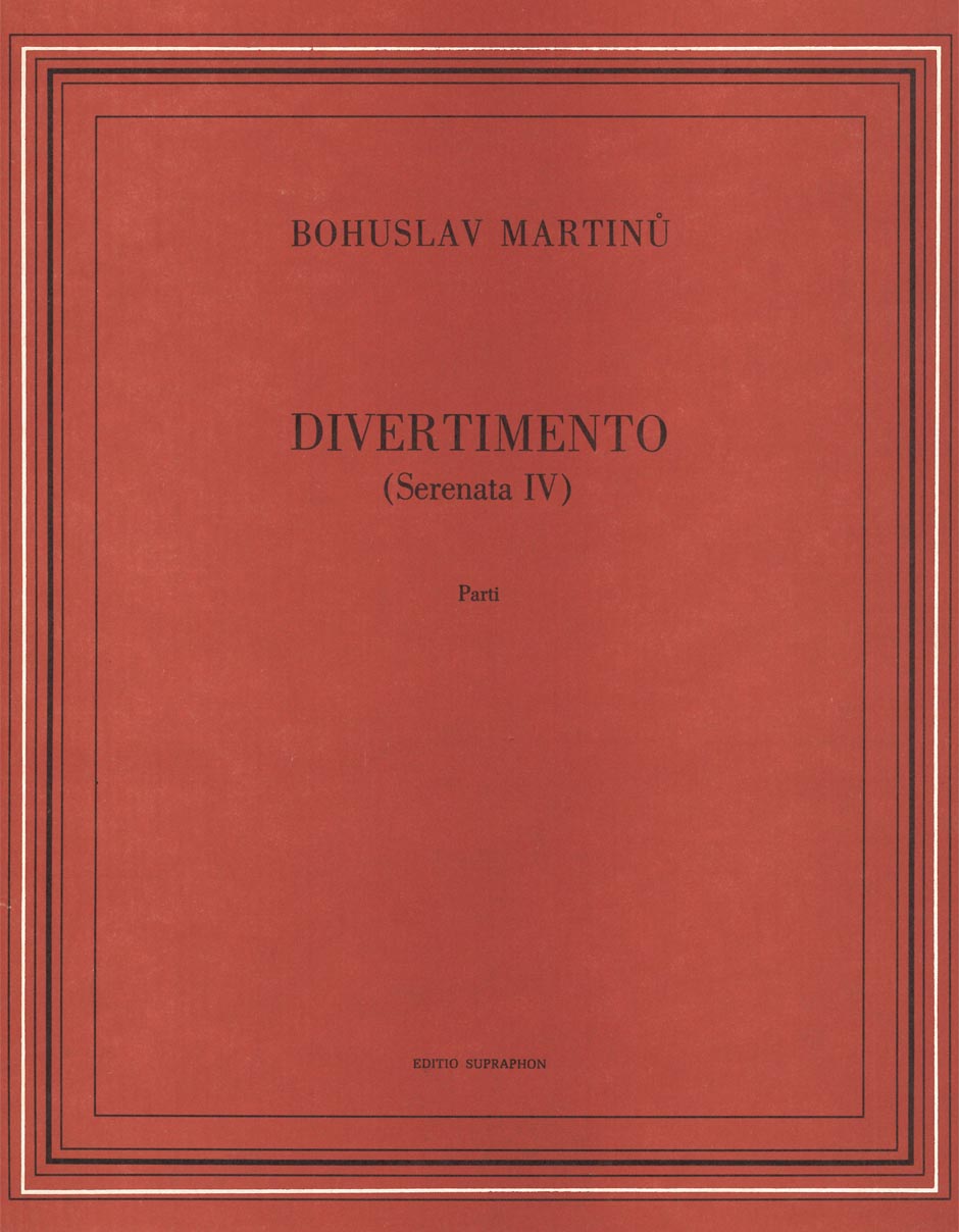Divertimento (Serenáda IV pro dva hoboje, klavír a smyčce)
