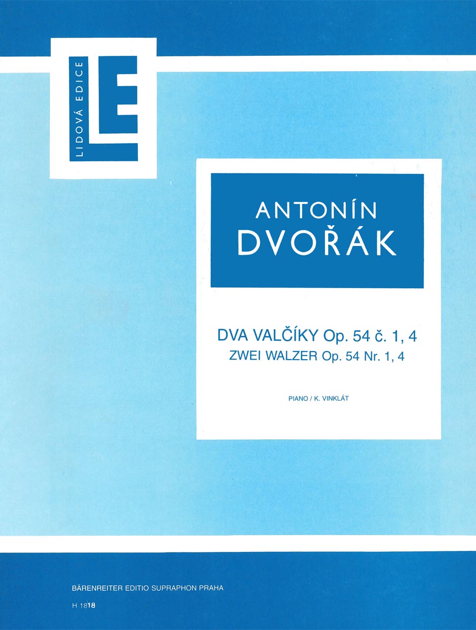 Dva valčíky op. 54 (č. 1 A dur, č. 4 Des dur)