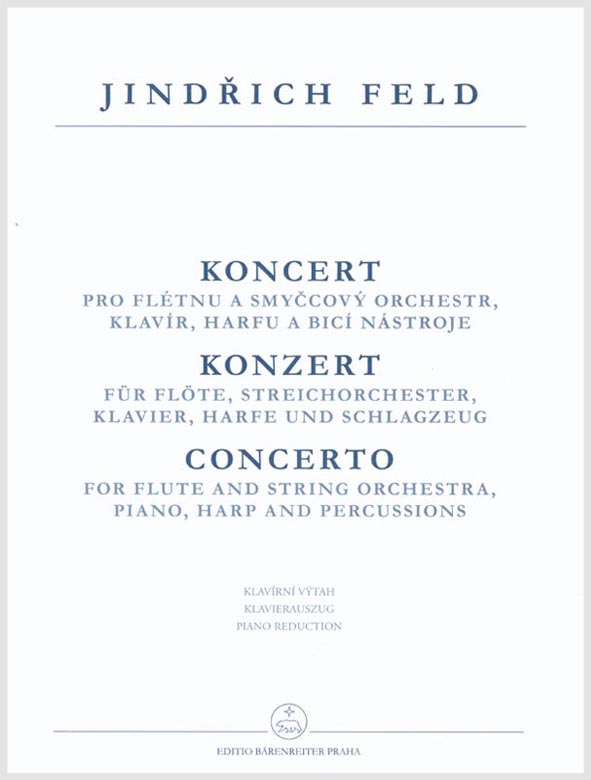 Koncert pro flétnu a smyčcový orchestr, klavír, harfu a bicí