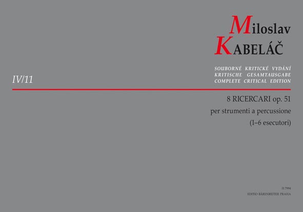 8 Ricercari op. 51