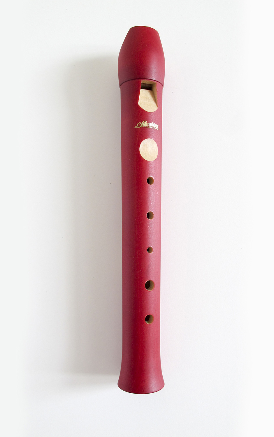 Dětská pětidírková zobcová flétna (Flautoškolka) - červená